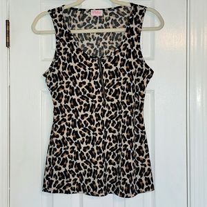 Leopard tank top